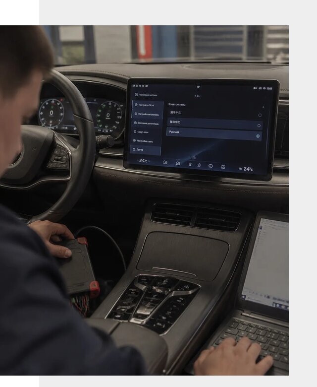 Русификация автомобиля BYD HAN для эксплуатации в Городце