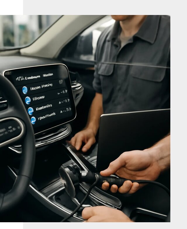 Установка приложений Geely для мультимедиа автомобиля в Городце