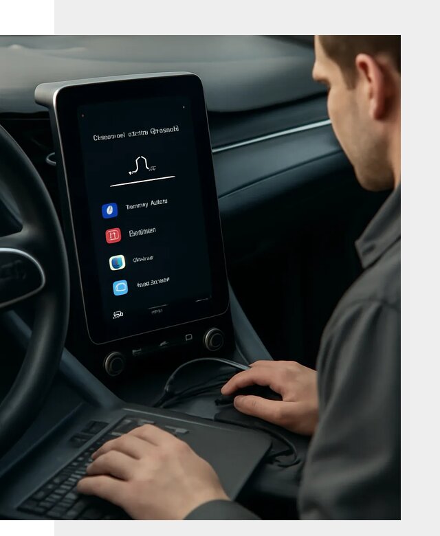 Установка приложений Lynk Co на автомобиль в Городце